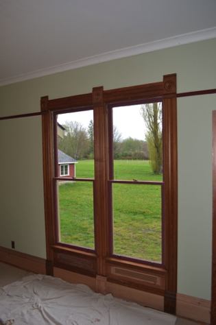 Library double window in process. Library double window in process.